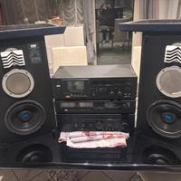 Impianto hi-fi vintage sansui completto anni 80