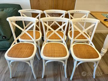 6 sedie bistrot