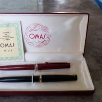 Coppia di penne a sfera OMAS MILLE