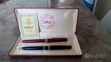 Coppia di penne a sfera OMAS MILLE