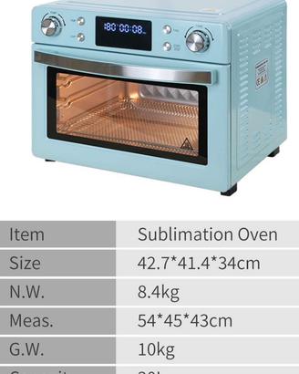 Forno per sublimazione