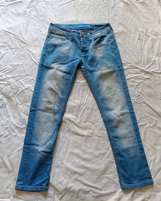 Jeans vintage chiaro slim 14 15 anni XS 40