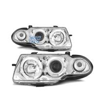 FARI OCCHI ANGEL PER OPEL ASTRA F 91-94 CROMATI