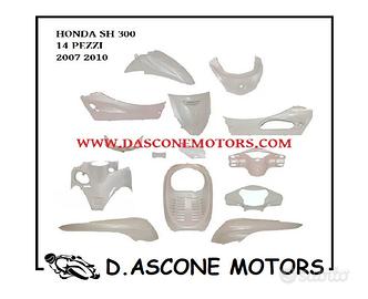 Kit carene Honda Sh 300 i 2007 2011 Bianco perlato