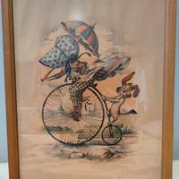 Quadro bimba in bici