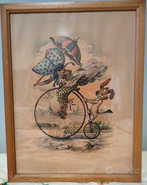 Quadro bimba in bici