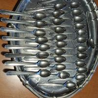 Cucchiaini 32 pezzi acciaio inox 