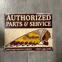 Targhetta indian moto