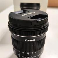 Canon EF-S 10-18mm f/4.5-5.6 IS STM – NUOVO