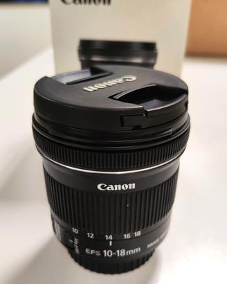 Canon EF-S 10-18mm f/4.5-5.6 IS STM – NUOVO