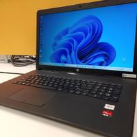 Hp 17 pollici/ddr4/SSD+batteria nuovi/w11