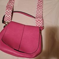 borsa in ecopelle corallo