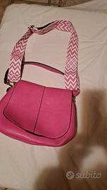 borsa in ecopelle corallo