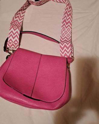 borsa in ecopelle corallo