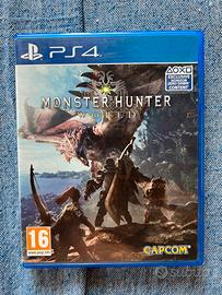 Monster hunter world ps4