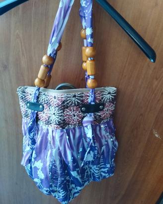 borsa linea Positano con paillettes 