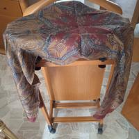 foulard (stola, sciarpa unisex) vintage, pura seta