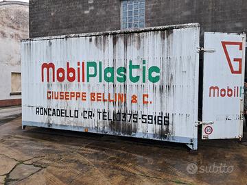 Cassone camion in alluminio uso deposito attrezzi 