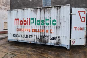 Cassone camion in alluminio uso deposito attrezzi 