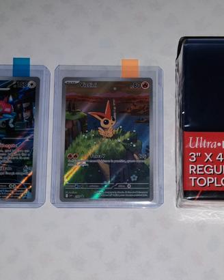 Lotto custom: Porygon-Z e Victini IR + Toploader