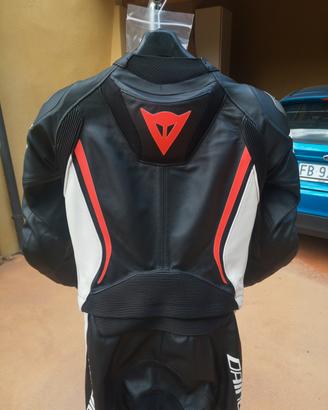 tuta moto 50 dainese divisibile in pelle