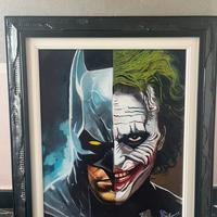 Quadro Batman vs Joker