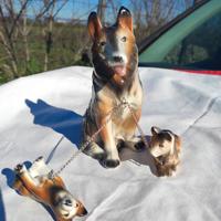 set vintage di statuine in porcellana pastore T