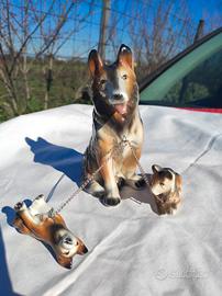 set vintage di statuine in porcellana pastore T