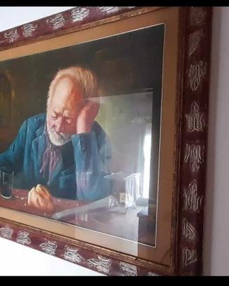 Quadro olio su tela. Timbrato autenticato 100x70