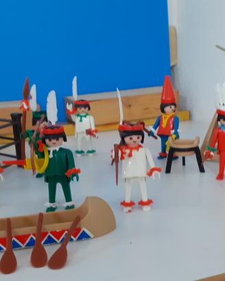 Playmobil indiani tenda cavalli accampamento 1974