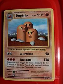 Carta Pokemon Dugtrio 90 PS - Fase 1