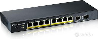 Switch Managed Zyxel 8 porte Gigabit PoE GS1900-10
