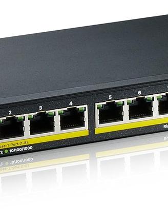 Switch Managed Zyxel 8 porte Gigabit PoE GS1900-10