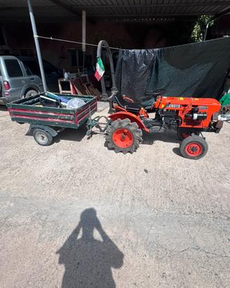 Kubota +fresa portantina e gancio traino.