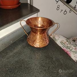 Conca abruzzere decorata in rame