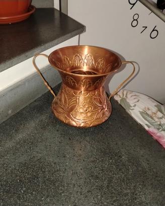 Conca abruzzere decorata in rame