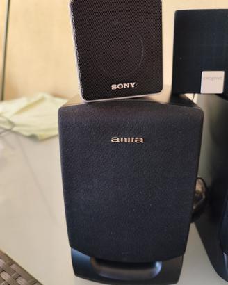 Aiwa Sony Creative speakers 
