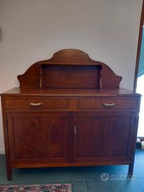 Credenza bassa  Buffet antico in castagno massello