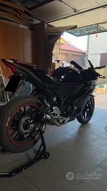 Scarico completo in carbonio per Yamaha YZF R125
