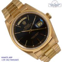 ROLEX  Day-Date 18078 President Bark Finish black