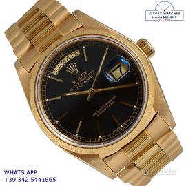 ROLEX  Day-Date 18078 President Bark Finish black