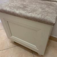 Cassapanca mobile contenitore in vero legno