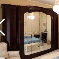 stanza da letto completa di letto con contenitore 