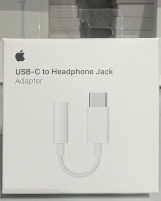 Apple Adattatore USB-C a jack cuffie bianco