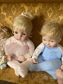 Coppia gemelli in ceramica
