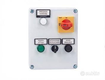 Quadro elettrico comando pompa 1-1.6A
