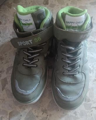 Scarpe bambino verdi