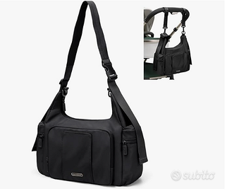 Borsa a tracolla da attaccare al passeggino o port