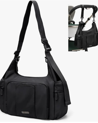 Borsa a tracolla da attaccare al passeggino o port