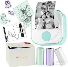 Mini Stampante Portatile bluetooth Carta Termica i